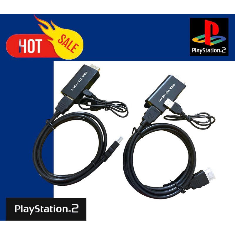 AV to HDMI สำหรับ ps2 ช่วยให้ใช้เครื่องps2สามารถใช้ช่อง hdmi ได้หรือใช้กับจอคอมช่องvgaได้