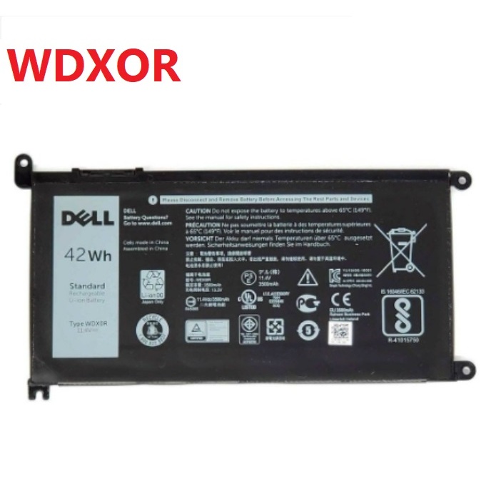 Dell Inspiron 5567 7460 p47g Series notebook battery type: wdx0r/wdxor.