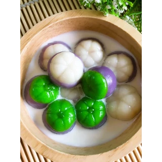 บัวลอยลูกมังคุด Home made100% ต้นตำรับสูตรคุณยาย By jasmine300กรัม