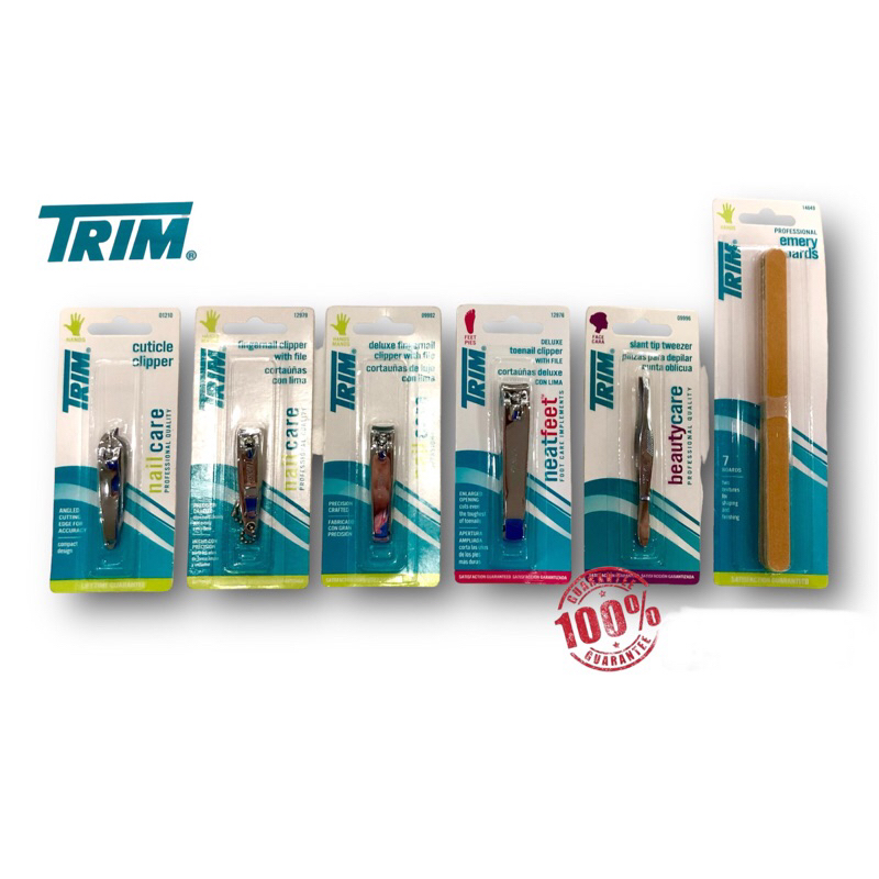 TRIM (เเท้ /ส่งไว)# กรรไกรตัดเล็บข้าง#กรรไกรตัดเล็บ พกพา เล็ก ใหญ่#แหนบ#ตะไบทราย