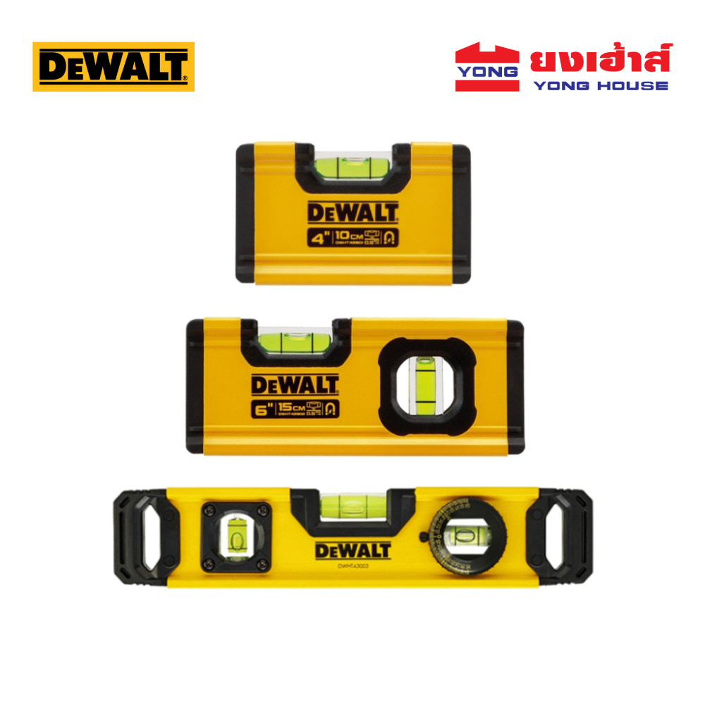 DEWALT ระดับน้ำ มีแม่เหล็ก DWHT0-43003 9" DWHT42801 4" DWHT42802 6" WHT42807 24"