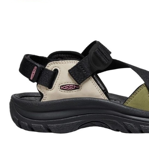 Keen รองเท้าผู้หญิง รุ่น Women's Zerraport II Sandal x More Trees -Silver Lining/Black