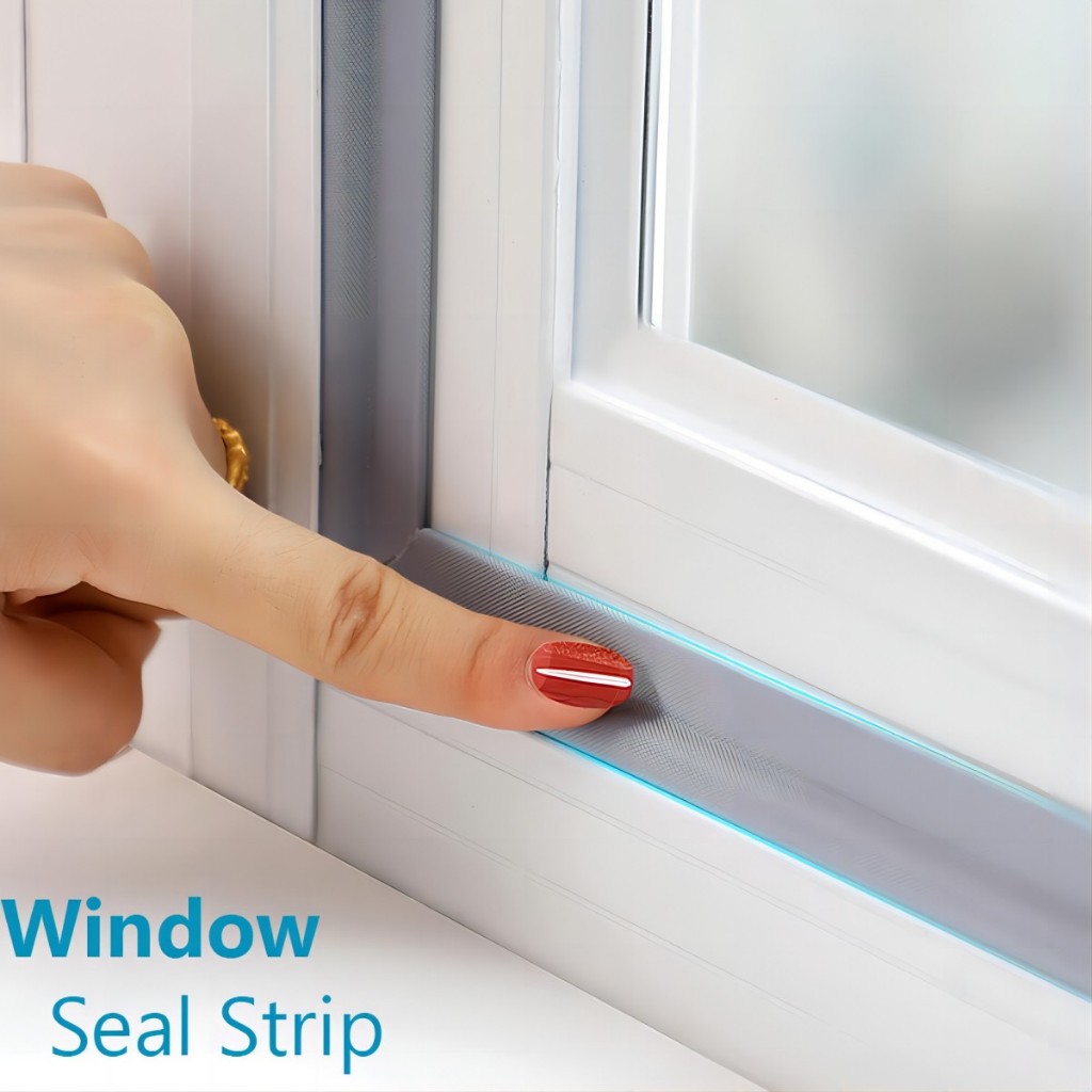 ฉนวนกันเสียงโฟมปิดผนึกช่องว่างด้านล่าง Windproof ซีลหน้าต่างปิดผนึกแถบกันฝุ่นปลั๊กเทปกาวตนเอง ราคา ถูกที่สุด ดีลบีเคเค แกลเลอรีภาพที่ 2