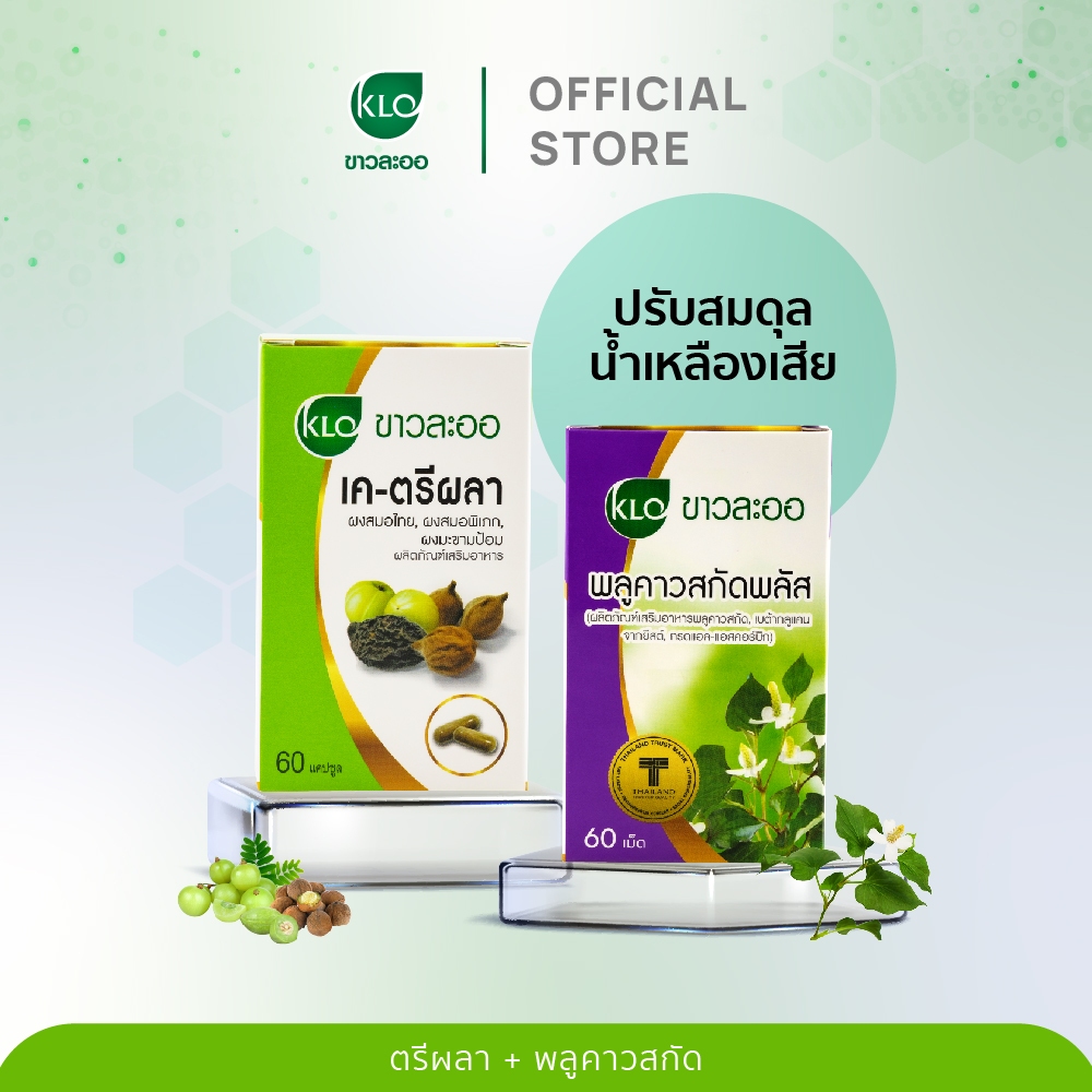 Khaolaor ขาวละออ ชุดปรับสมดุลน้ำเหลืองเสีย