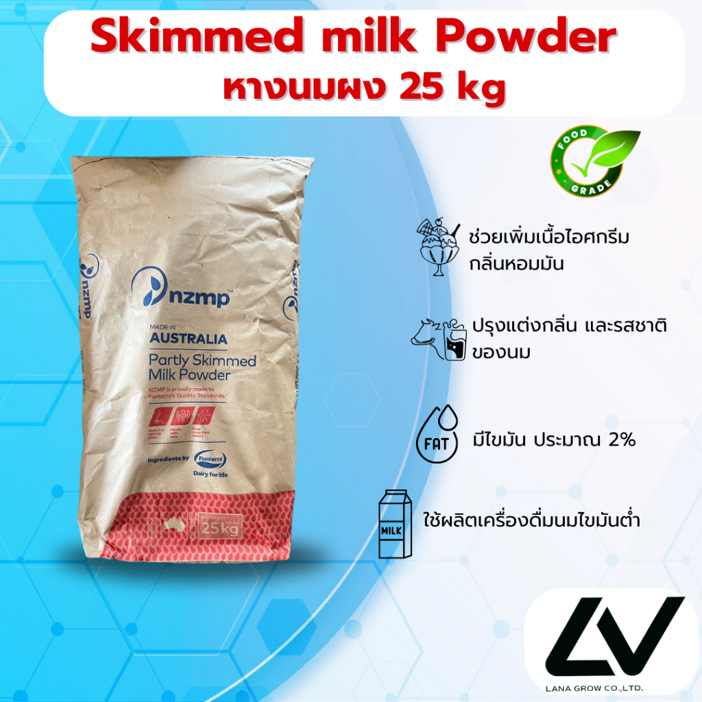 Skim Milk Powder  nzmp หางนมผง 25 kg