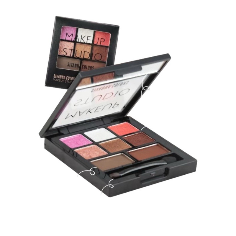อายแชโดว์ SIVANNA COLORS HF592 makeup studio Velvet Eye Palette อายแชโดว์ พาเลท ไม่มีกล่อง