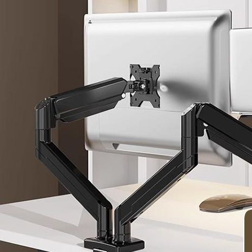 ขาตั้งจอแสดงผล F80เดสก์ท็อปมือถือเพิ่มฐาน14-32นิ้วทั่วไปความดันอากาศลอยขึ้น360 ° หมุน