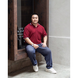 เสื้อโปโล bulltus brand ทรงผู้ชายปกคลิป M-9XL-อก38-60นิ้ว