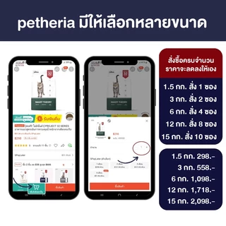 SMART THEORY อาหารแมวสูตรเน้นการควบคุมนํ้าหนัก PROJECT 32 SERIES จากเพ็ทเทอเรีย [ SMT ]
