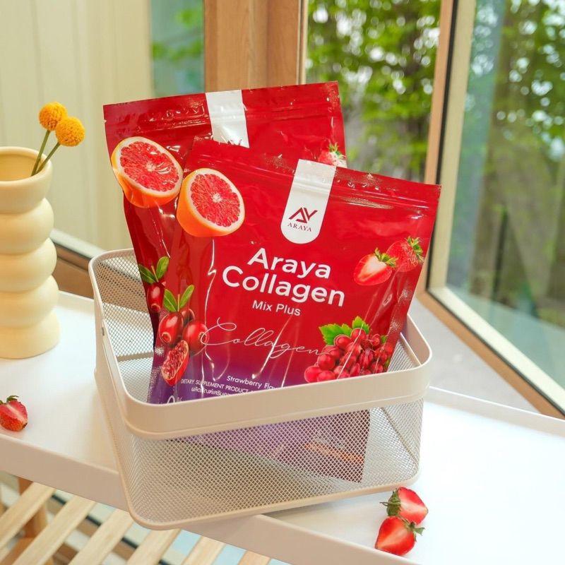 ARAYA COLLAGEN MIX PlUS อารยาคอลลาเจนพลัส  (15ซอง)