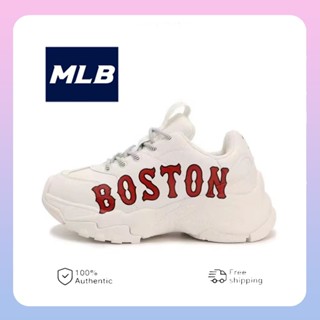 รองเท้าจริง ๆ MLB Big Ball Chunky รองเท้ากีฬาชายและหญิง