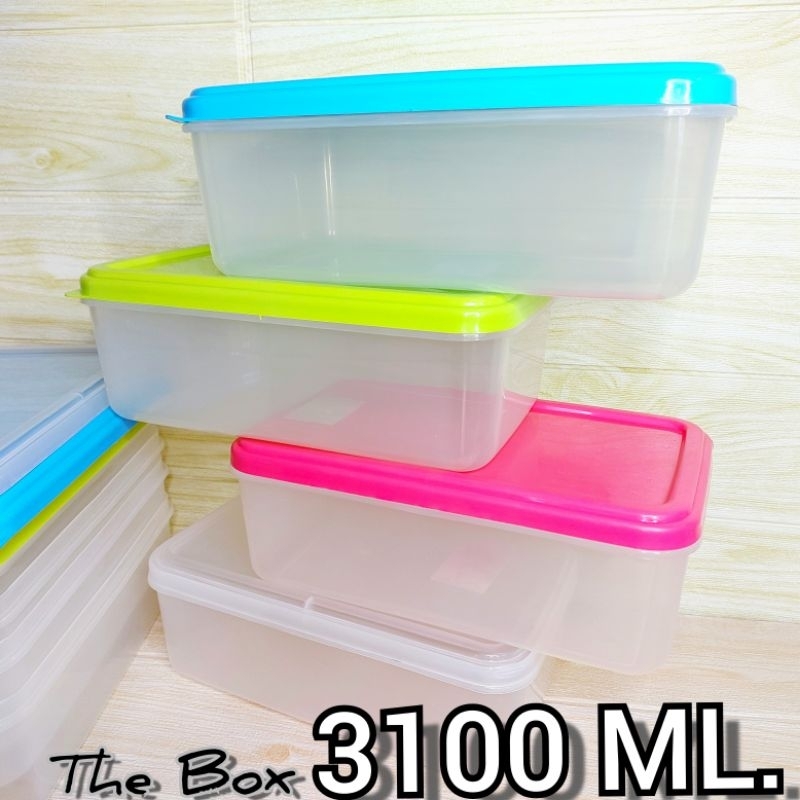 The Box 3100ml. กล่องจุใจ พลาสติกหนา ขนาด(16×27×9cm.) กลองพลาสติก กล่องอเนกประสงค์ พร้อมส่ง