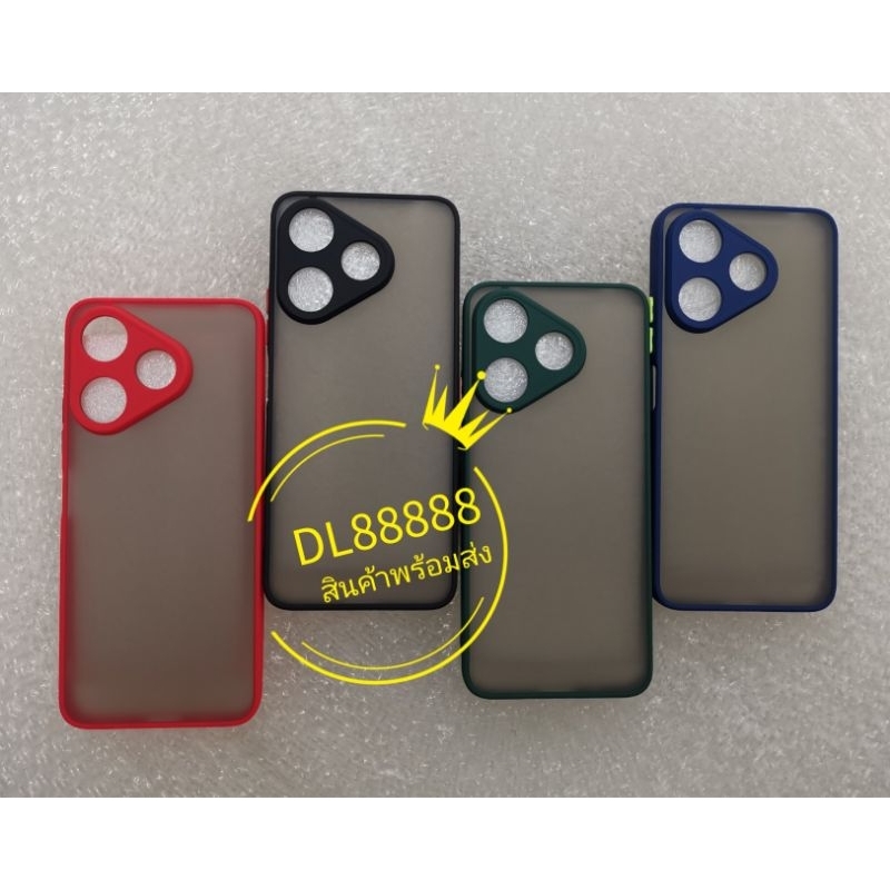 ✨พร้​อมส่งใน ✨เคสขอบนิ่มหลังแข็งขุ่นคลุมกล้อง For Redmi 13 / Redmi 13 4G / Redmi Note 13R 5G / Poco M6 4G / Poco M6 ราคา ถูกที่สุด ดีลบีเคเค รูปภาพหลัก