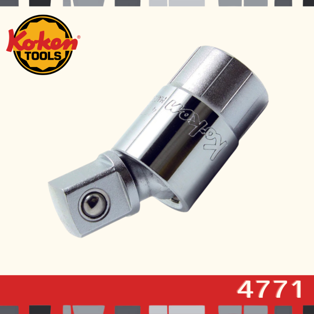KOKEN ข้ออ่อน ขนาด 1/2" ยาว 57.7mm. No.4771