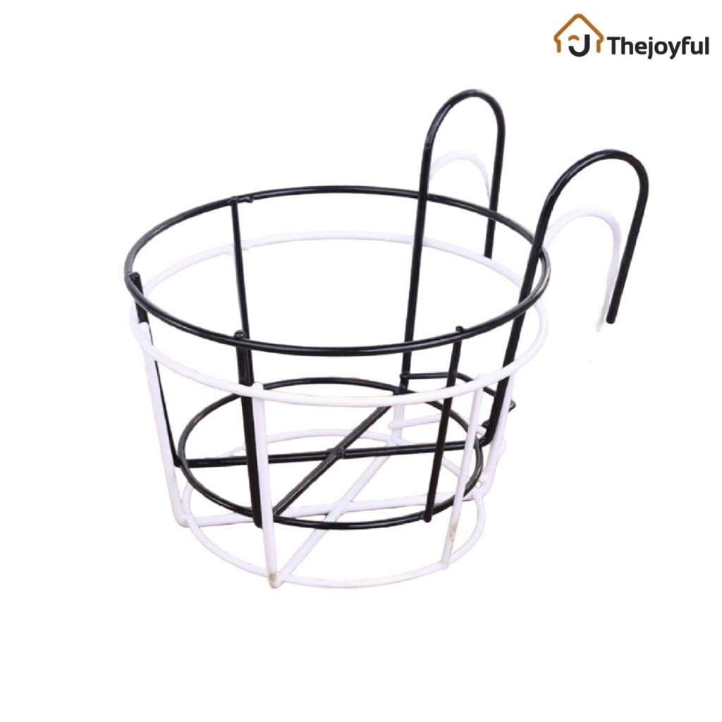 ชั้นวางกระถางต้นไม้แบบเหล็ก กระถางต้นไม้ ที่วางกระถางดอกไม้แบบแขวน flower pot holder Thejoyful