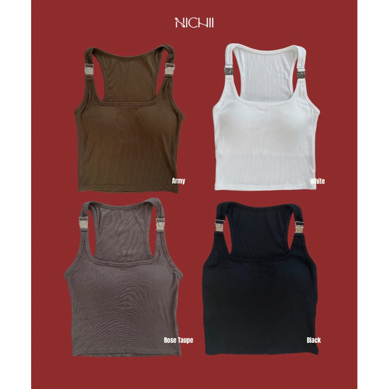 nichii - Oki tank top เสื้อกล้าม มีบราในตัว