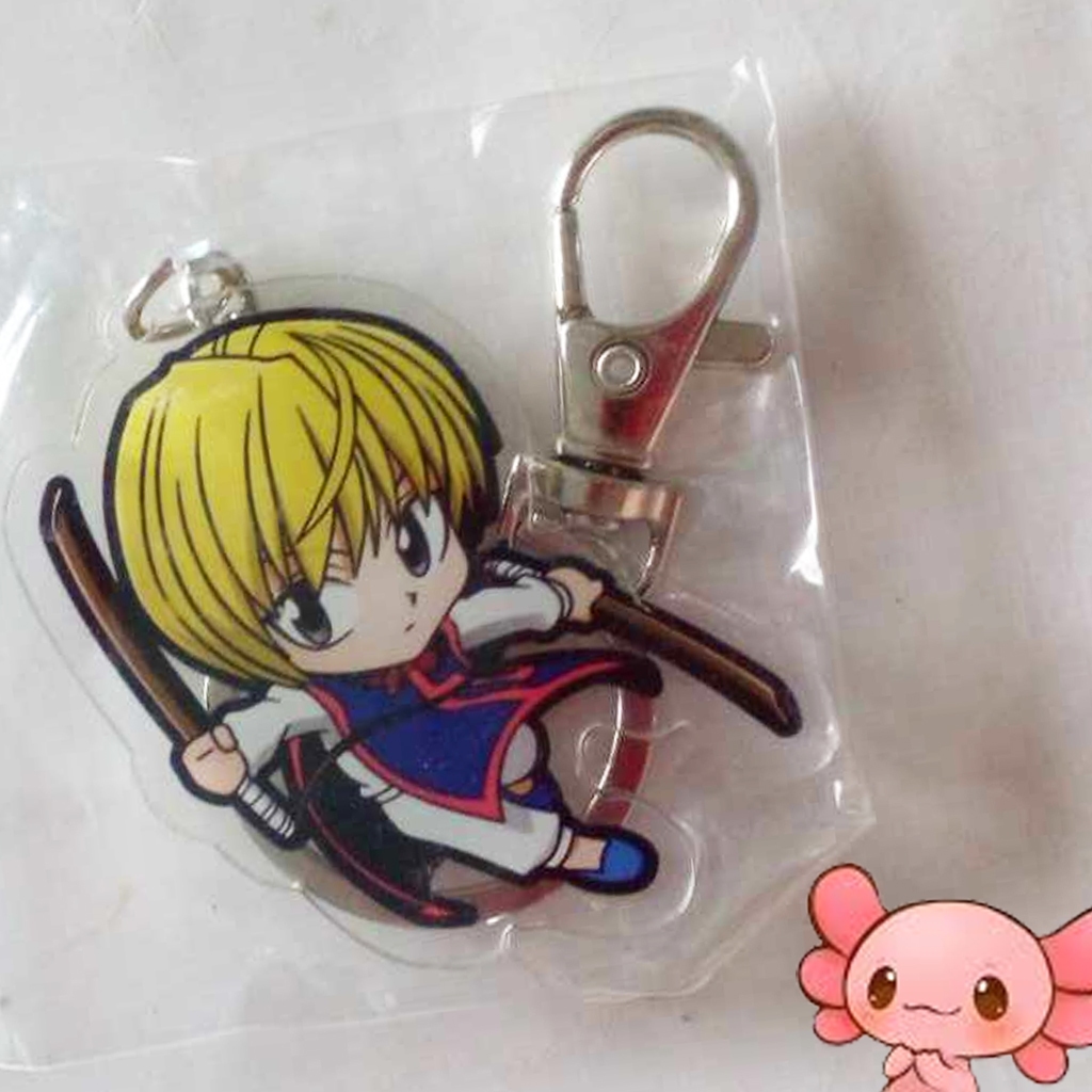 **พร้อมส่งในไทย**พวงกุญแจ  Hunter x Hunter Hisoka Gon Killua Kurapika กอร์น คิรัวร์ คุราปิก้า ฮิโซกะ (แพ็คใส่กล่อง) - รูปที่ 6