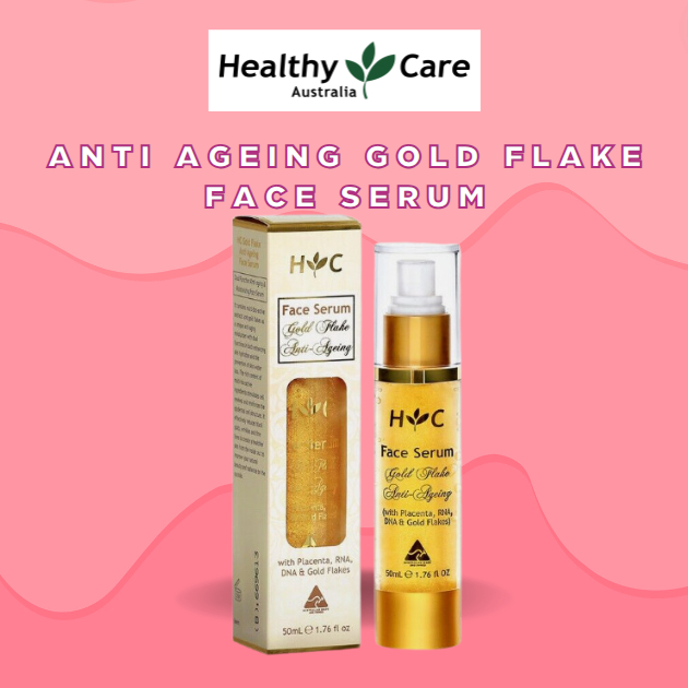 Healthy Care Anti Ageing Gold Flake Face Serum 50mL