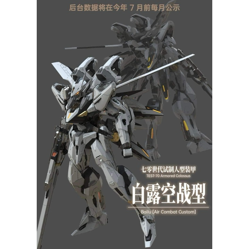 🌟พร้อมส่ง🌟 1/100 : TEST-70 Armored Colossus Bailu  ค่าย[RobotAnimation]