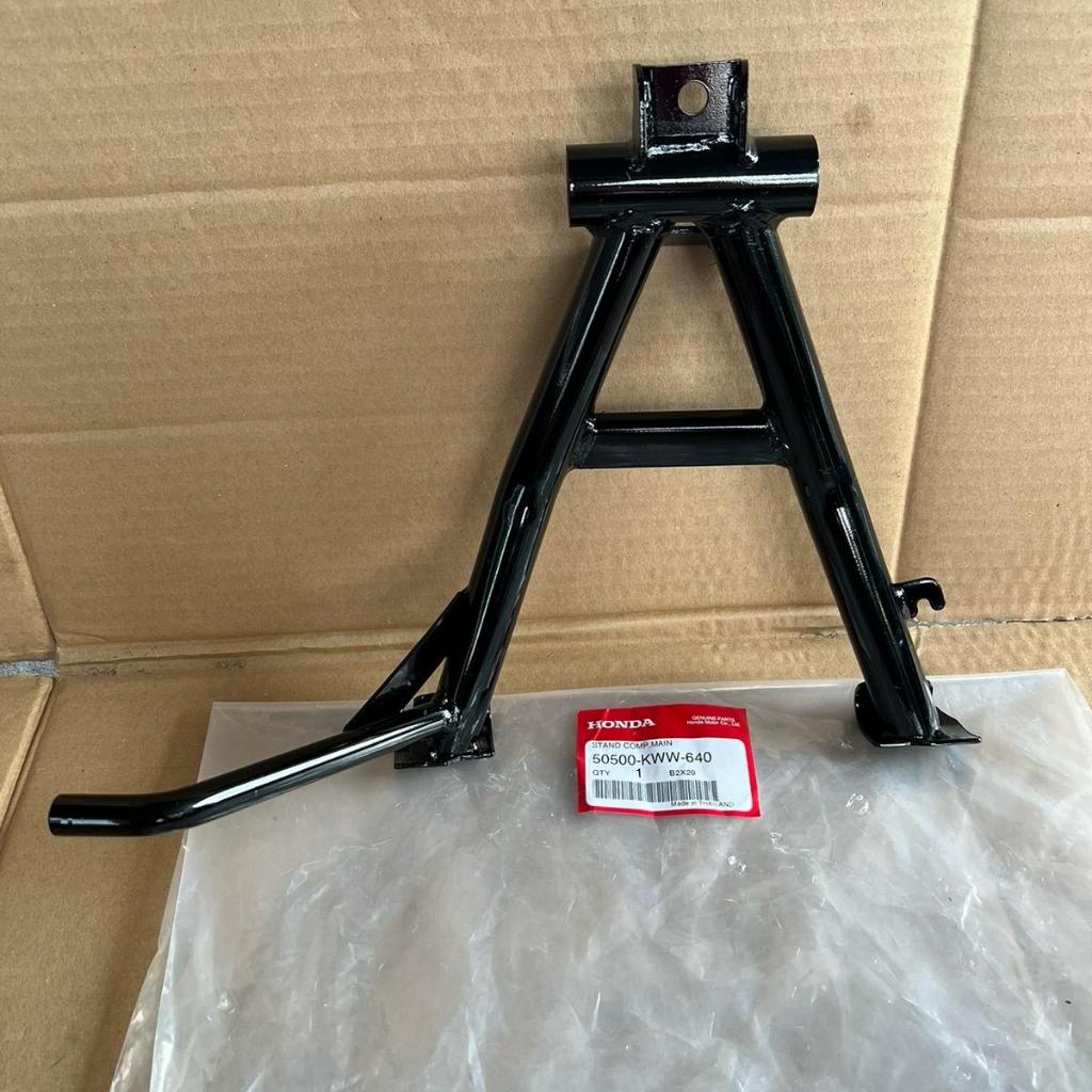 ขาตั้งกลาง/ขาตั้งคู่ เดิมติดรถ W-110i ปี 2009-2018 ของแท้เบิกศูนย์ 50500-KWW-640