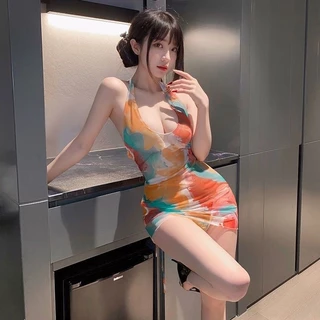 Sexy Girl ชุดลูกไม้เซ็กซี่ กระโปรงลายดอก วัสดุลูกไม้โปร่งใส กับจีสตริง การออกแบบสายรัดเซ็กซี่ H9334