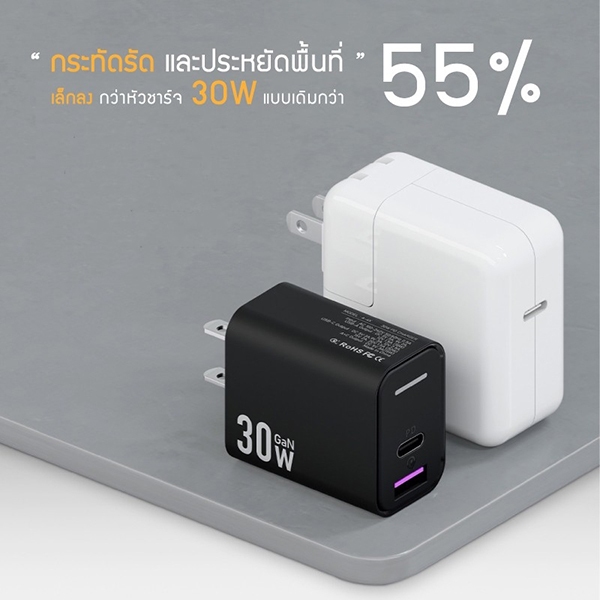 Enyx A4X หัวชาร์จแบบชาร์จด่วน 30W GAN Fast charge