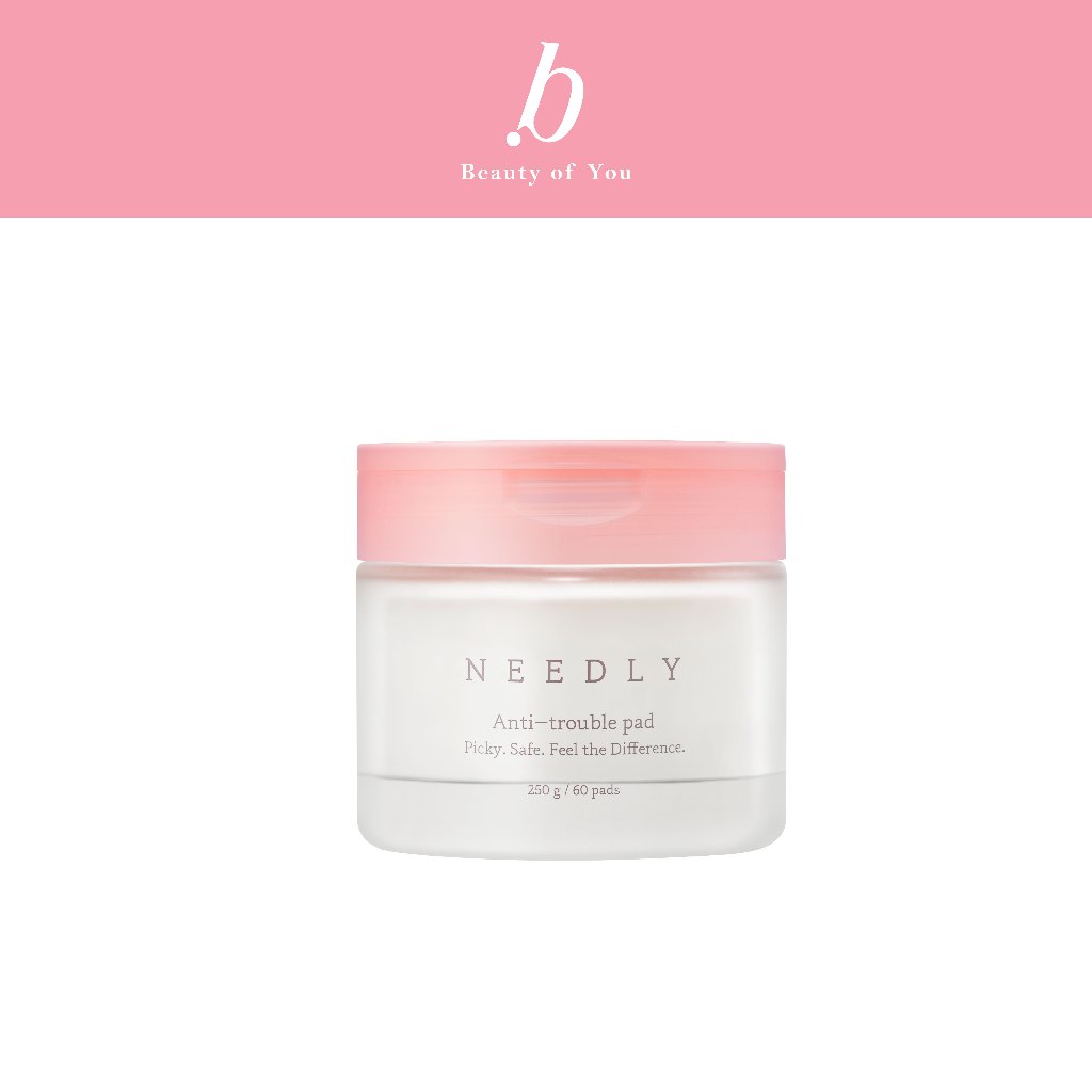 NEEDLY ANTI TROUBLE PAD 250G ใหม่! โทนเนอร์แพดลดสิว ขจัดความมันและสิ่งสกปรกอุดตันจากรูขุมขน