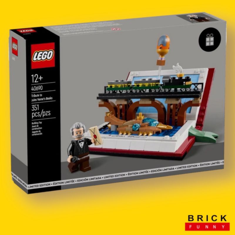 Lego 40690 Tribute to Jules Verne's Books เลโก้ ของใหม่ ของแท้ 100% สินค้าพร้อม กล่องสวยครับ