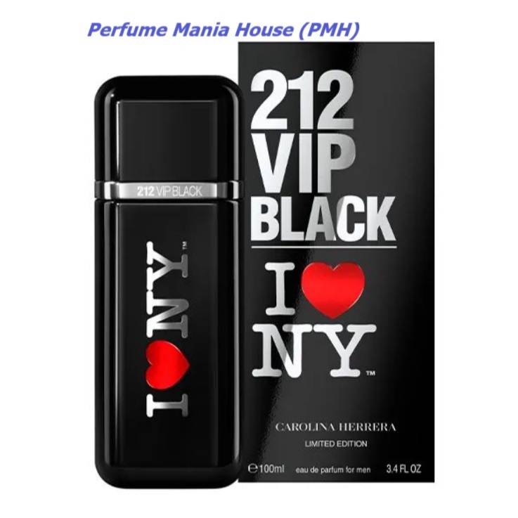 ของแท้ + Limited !!! Carolina Herrera 212 VIP Black I Love NY for Men EDP 100ml