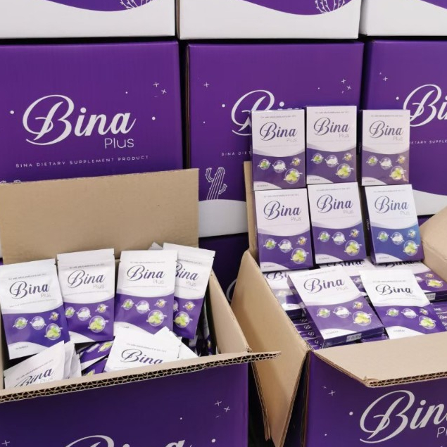 บี​น่า​พลัส 3 กล่อง แถม 6 ซอง Bina​ Plus​ 📌 พร้อมส่ง ส่งฟรีปลายทาง**