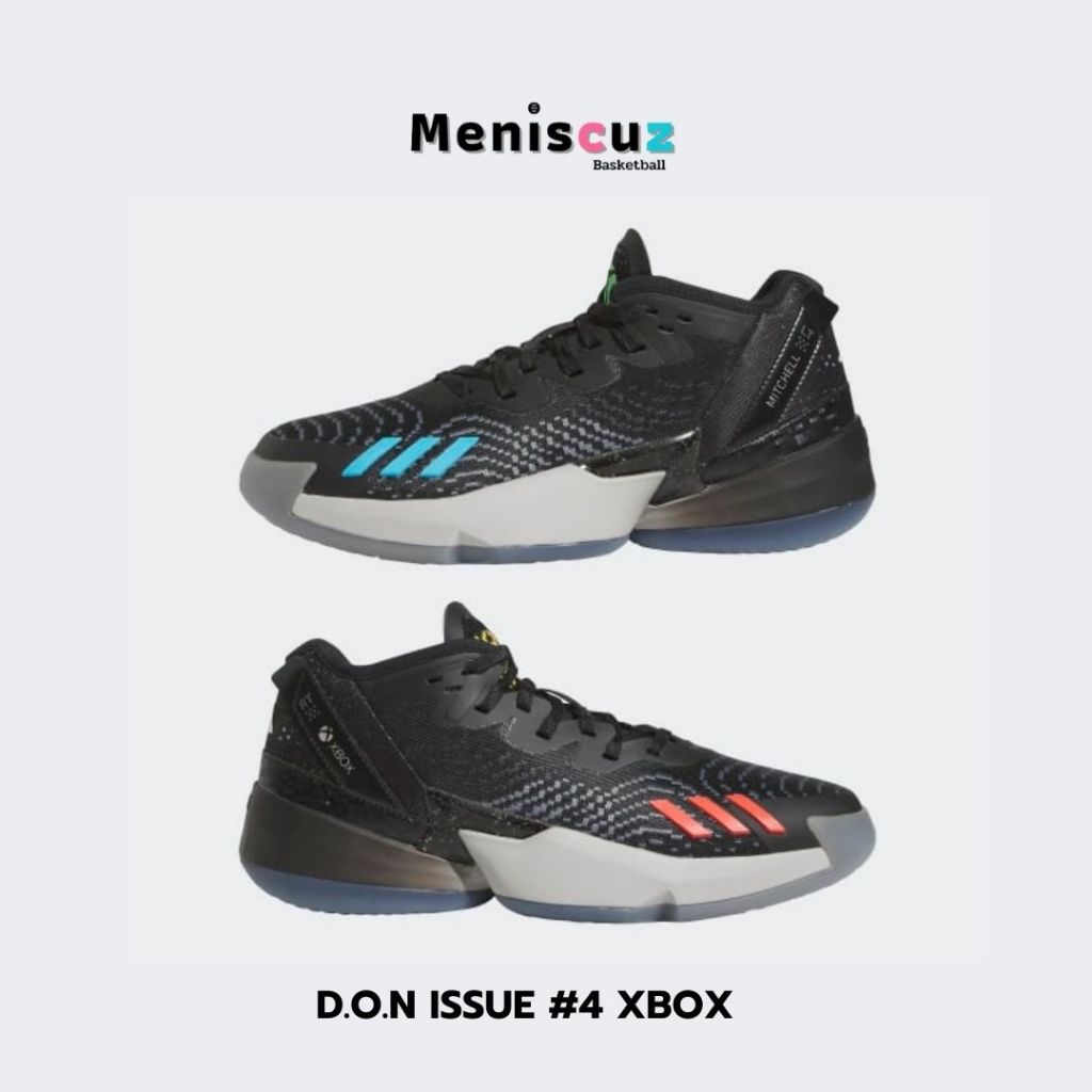 รองเท้า Adidas D.O.N ISSUE #4 XBOX HR0714 ของแท้100%