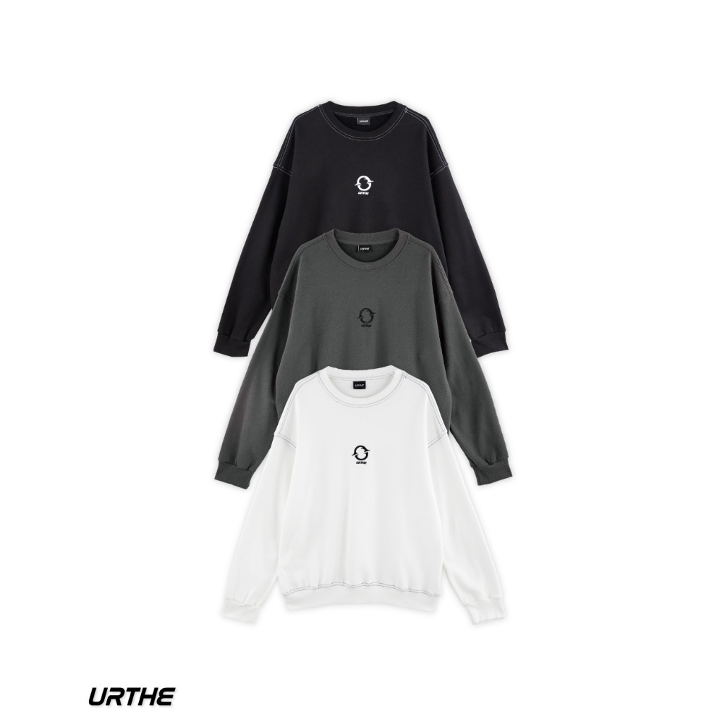 URTHE - เสื้อสเวตเตอร์ เเขนยาว รุ่น U-BLACKHOLE SWEATER
