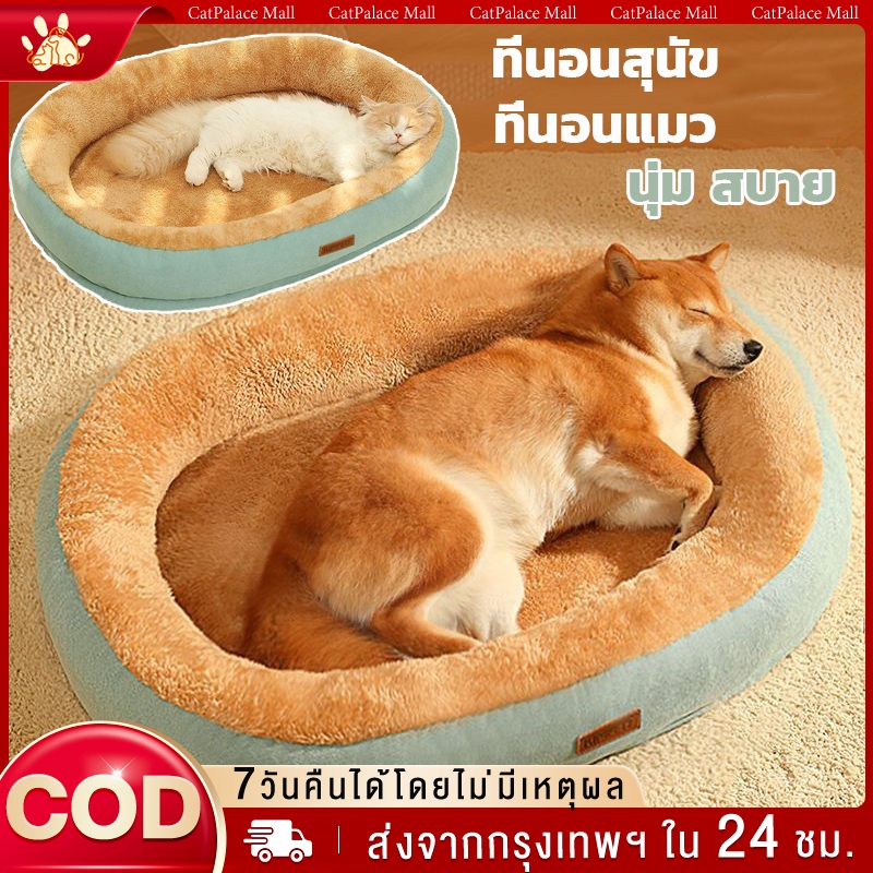 ที่นอนสัตว์เลี้ยง ที่นอนสุนัข 4 ขนาด Pet Bed มินิมอล นุ่ม สบาย ที่นอนแมว เบาะสัตว์เลี้ย เบาะหมาใหญ่ M/L/XL/3XL
