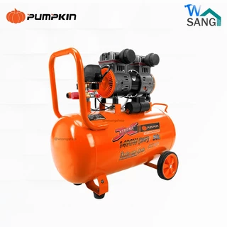 ปั๊มลมไม่ใช้น้ำมันออยฟรี มอเตอร์รอบเร็ว 50L PUMPKIN รุ่น PTT-X2HP50 ผลิตจากทองแดง 100 % 31540@wsang