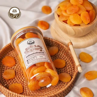 แอปริคอตตุรกี คัดคุณภาพ ไม่มีสารเคมีและสารกันบูด ไซส์ ML 500 g. [ สวนOrganic ]