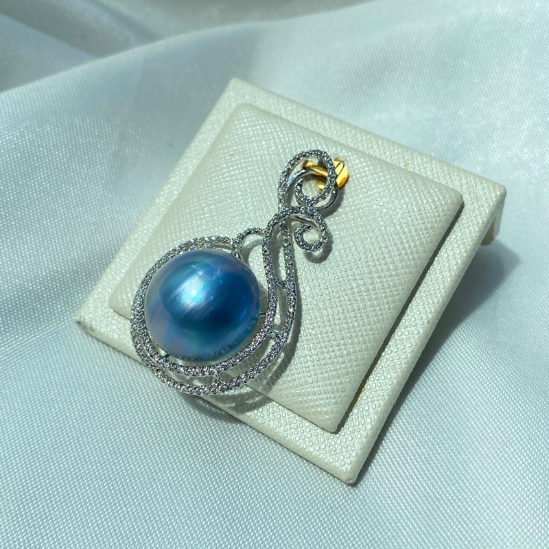 Krabi andaman pearl จี้ไข่มุกมาเบ้