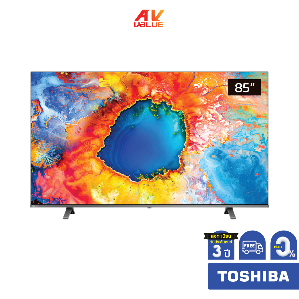 Toshiba 4K UHD TV รุ่น 85M450NP ขนาด 85 นิ้ว M450N Series ( 85M450N , M450NP ) ** ผ่อน 0% **