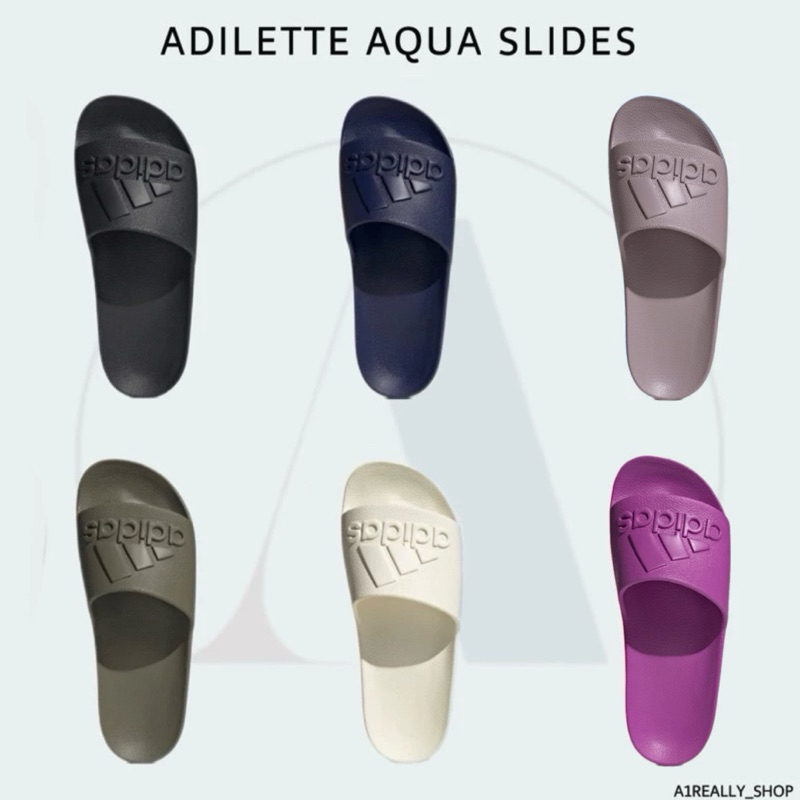 รองเท้าแตะ ADIDAS AQUA SLIDES “ของแท้ พร้อมส่ง”