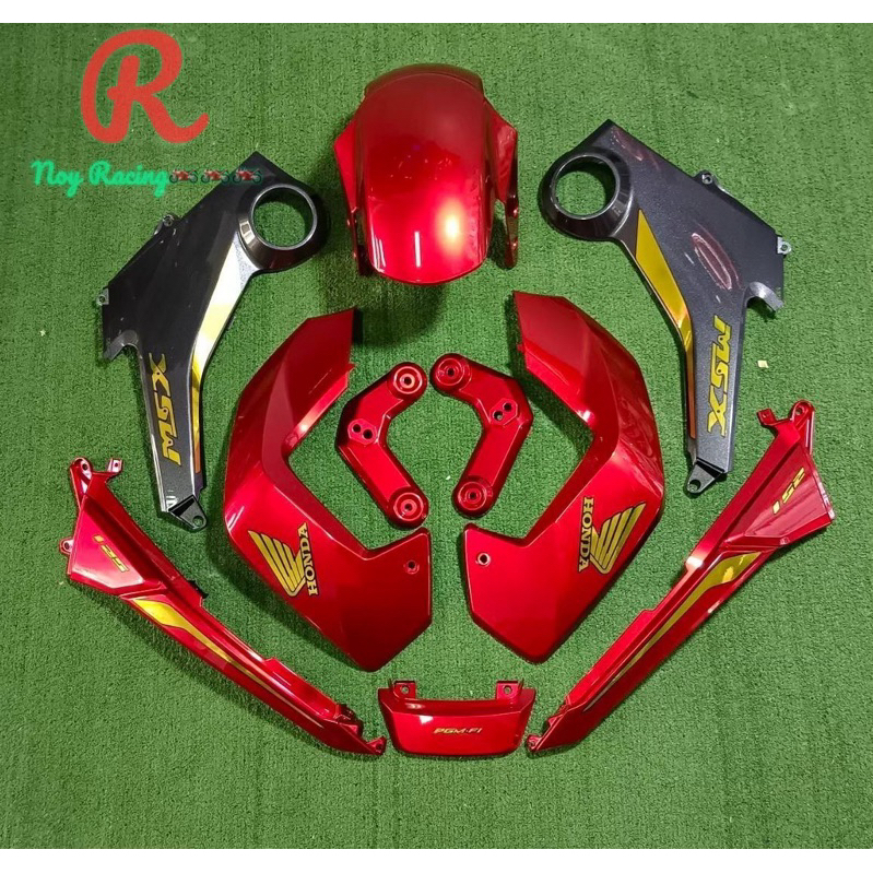 ชุดสี MSX 125ตัวเก่า ปี2012-2015 มีทั้งหมด 10ชิ้นลูกค้าสามารถเลือกสีและลายสติ๊กเกอร์ได้ตามต้องการทัก