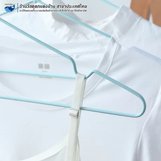 PAUS BIRU ไม้แขวนเสื้อผู้ใหญ่ ร่องกันผ้าลื่น 1ชุด 40 ชิ้น เเพ็ค รับน้ำหนักได้ดี บริการส่งด่วน