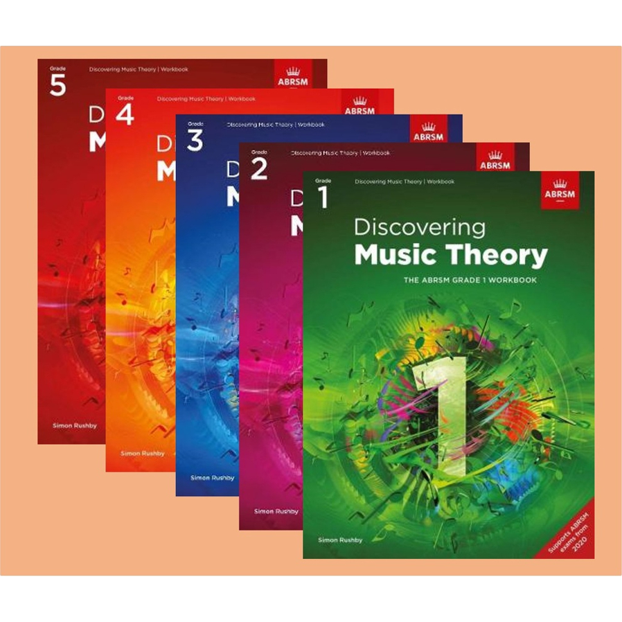 Discovering Music Theory Workbook, Grade 1,2,3,4,5