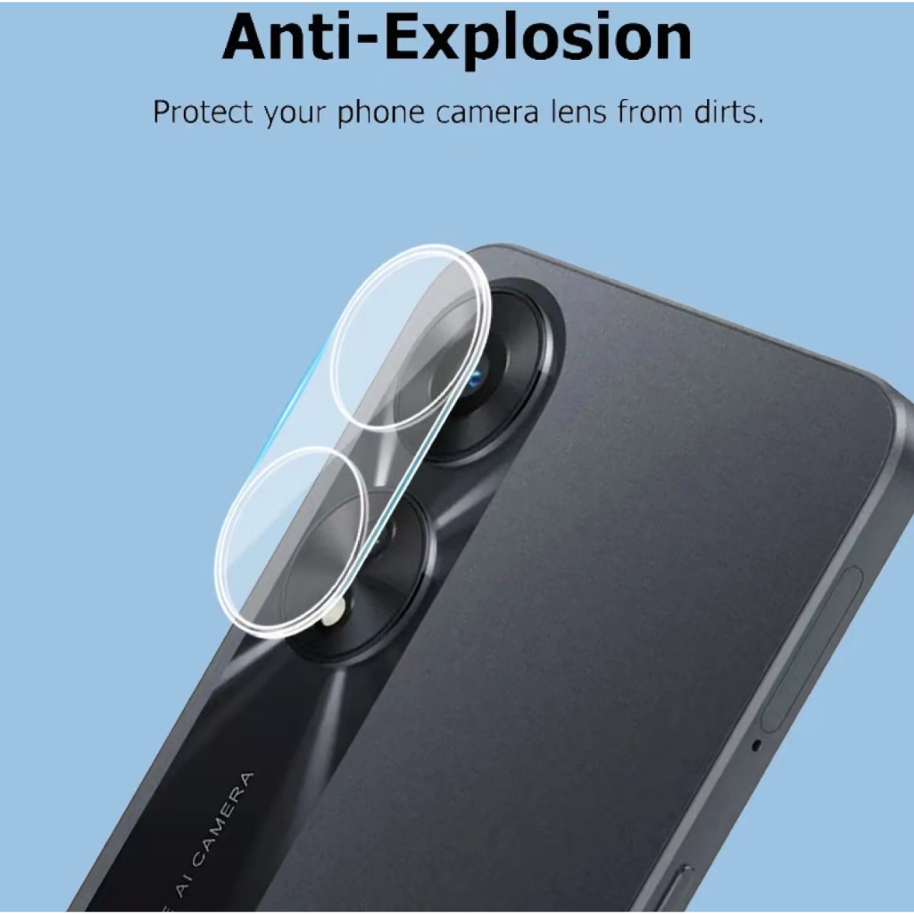 ฟิล์มกระจกเลนส์กล้อง Vivo Y03  ฟิล์มเลนส์กล้อง ปกป้องกล้องถ่ายรูป ฟิล์มกระจก Y03