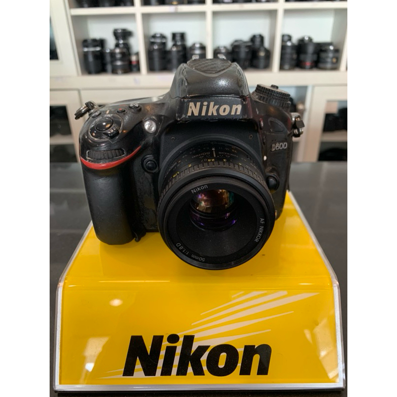 Nikon D600+50 mmF 1.8 D อุปกรณ์ แบตเตอรี่ แท่นชาร์จแบต สายคล้องคอ 📌ชัตเตอร์  129426 📌อดีต0