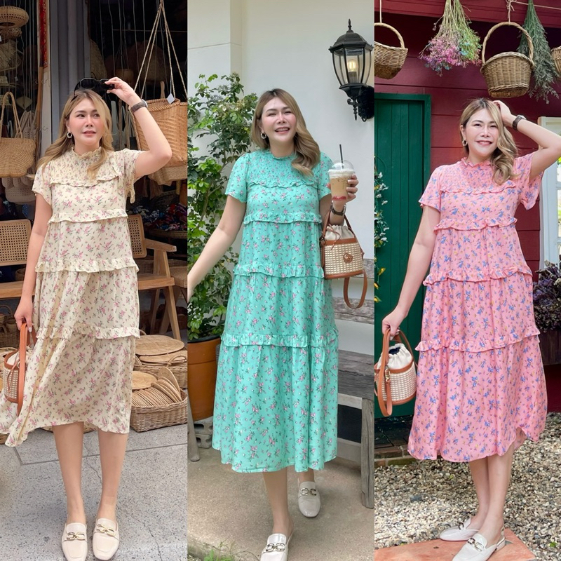 Nooch.Closet : ชุดเดรสยาวลายดอก Jamille Dress