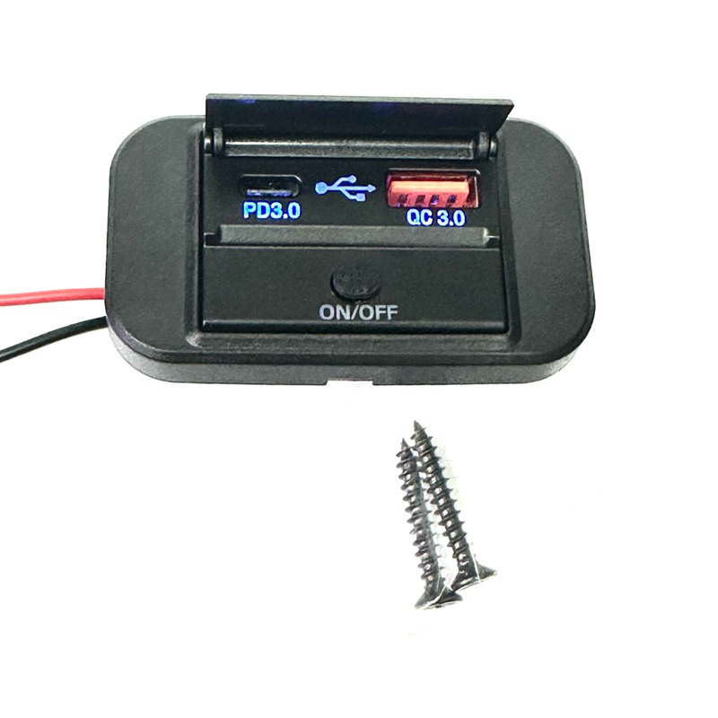 USBชาร์จแบบชาร์จเร็วและช่องเสียบชาร์จรุ่นใหม่PD TC