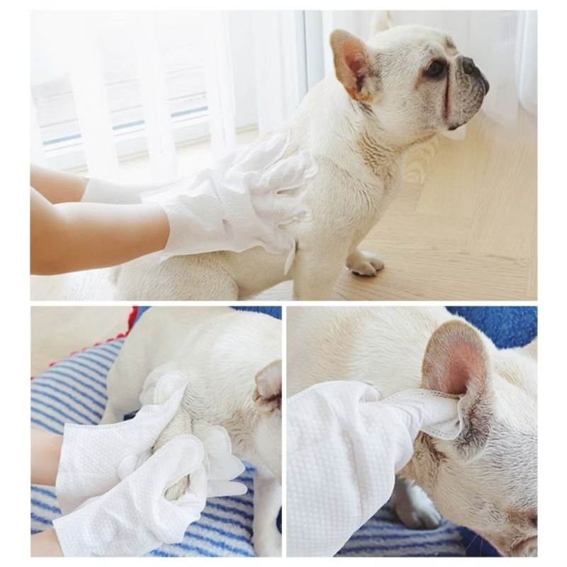 ถุงมืออาบน้ำแมว/ ถุงมืออาบน้ำสุนัข - รูปที่ 2