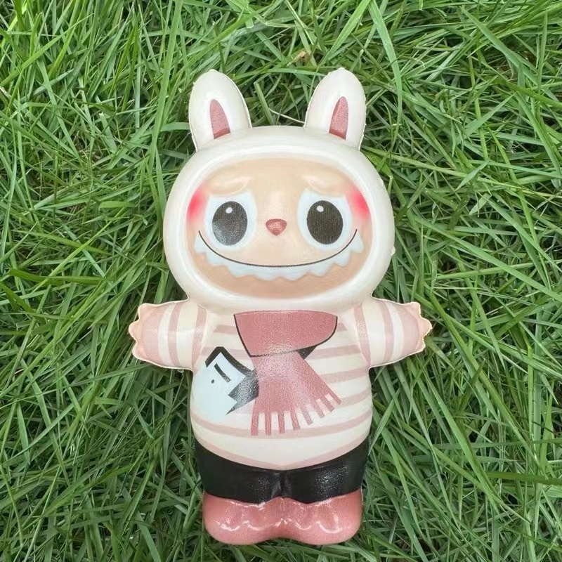 ของเล่นบรรเทาความเครียด สกุชชี่ลาบูบู้มาใหม่น่ารักทุกตัวของเล่นก๊อตจิ สกุชชี่บีบ เล่นผ่อนคลาย WJ-01 สำหรับเด็กและผู้ใหญ่ - รูปที่ 5