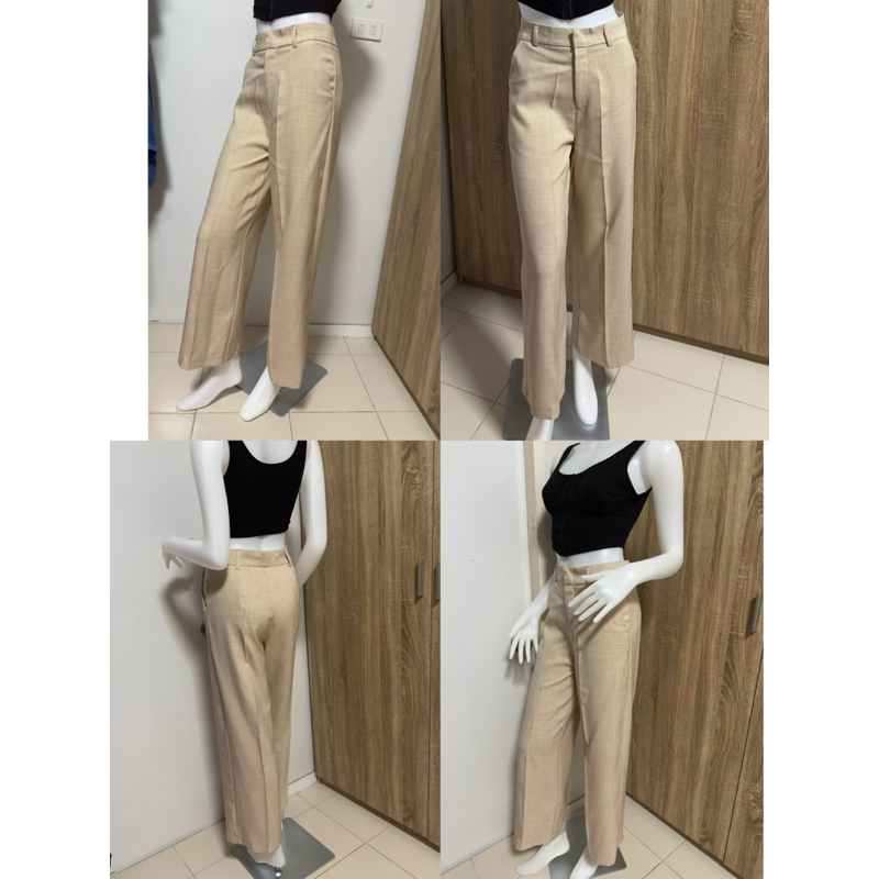 ส่งต่อกางเกงเอวสูง แบรนด์ Bening.bkk Size M แบรนด์แท้มือสอง