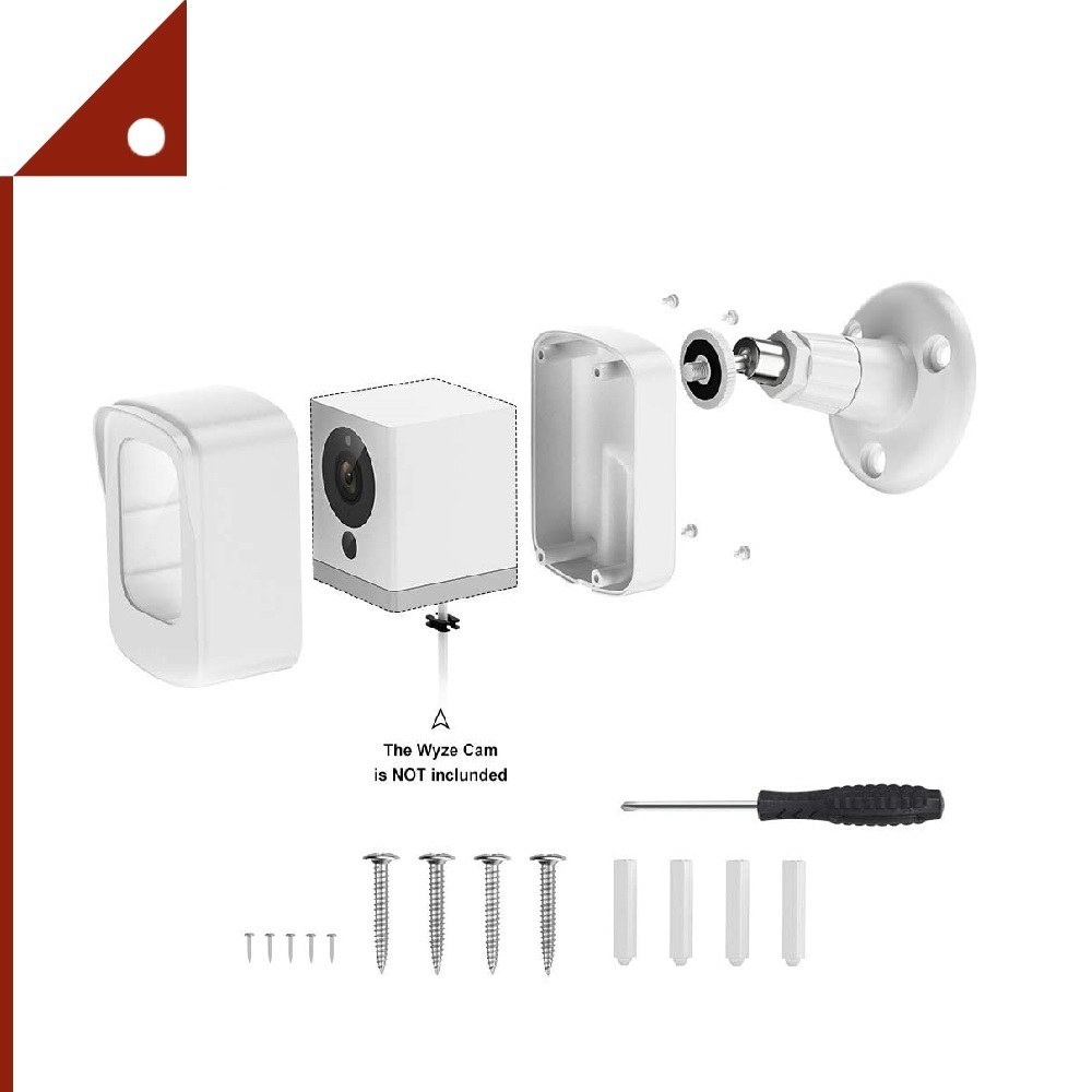 SEEKONE : SKNAMZ001* เคสกล้องวงจรปิด Protective Case w Wall Mount Bracket for Wyze Cam