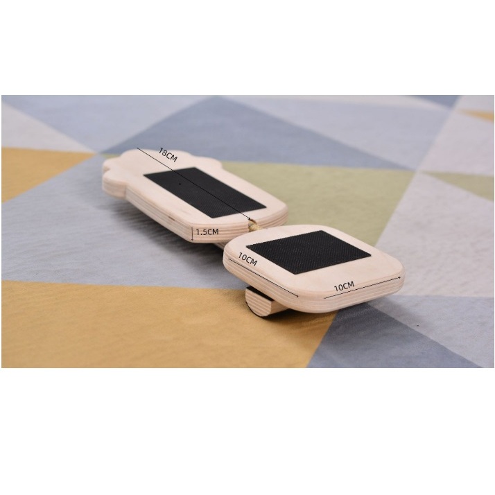 BALANCE TRAINER อุปกรณ์ บริหารข้อเท้า แผ่นไม้บริหารข้อเท้า ให้แข็งแรง